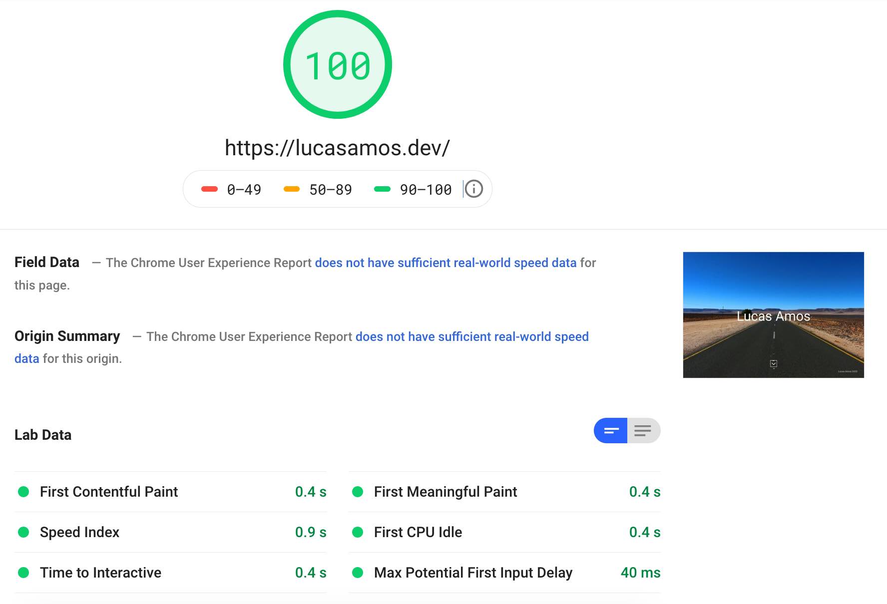 google pagespeed