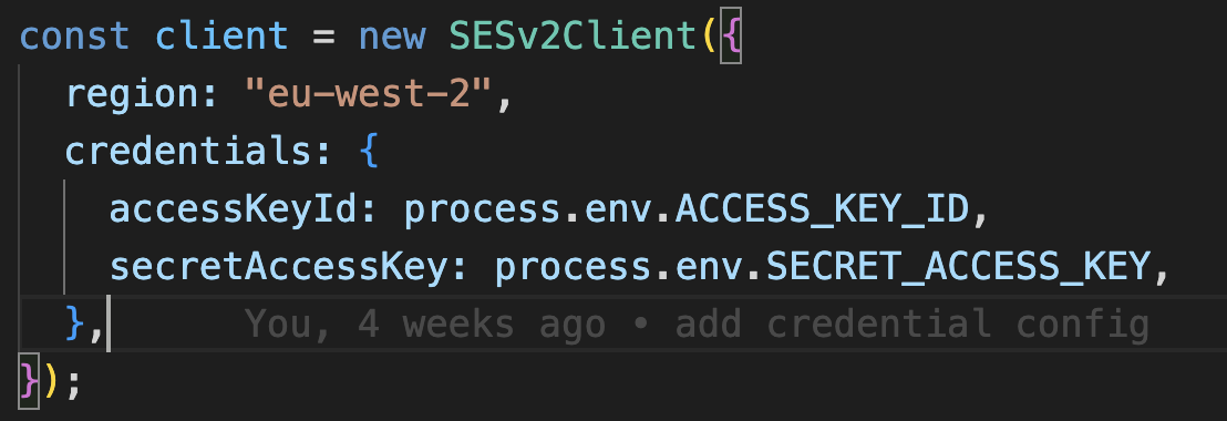 Environment variables with error fixed